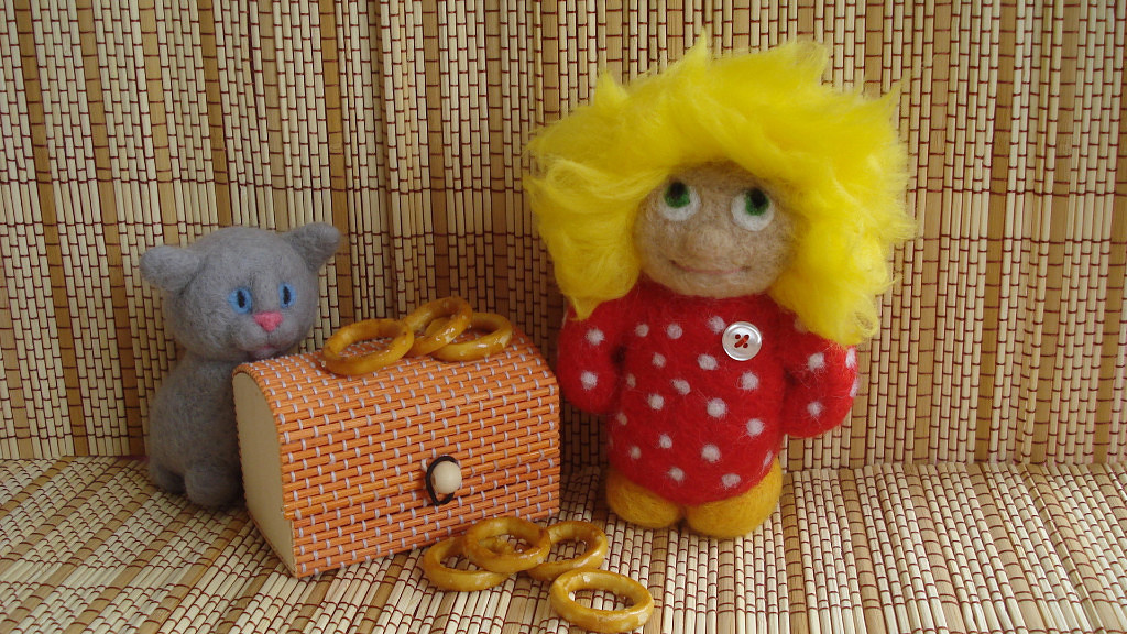 Домовёнок Кузя. Валяние из шерсти