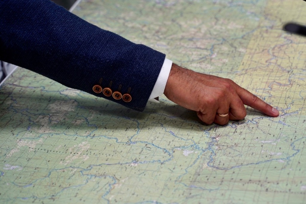    Фото © Пресс-служба ПГНИУ / Карта маршрута экспедиции «По следам Гофмана»