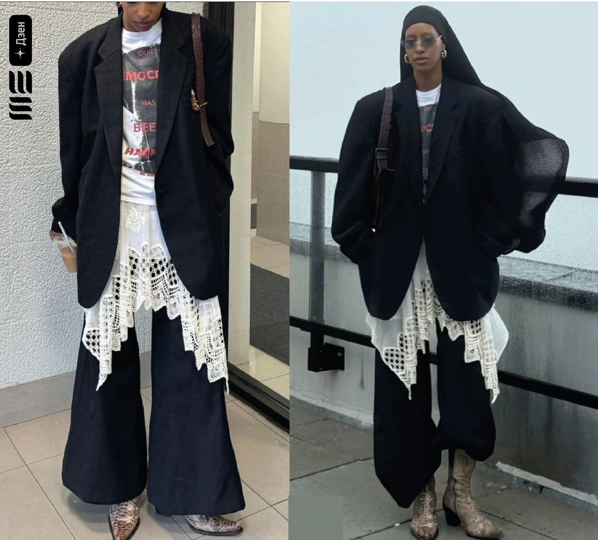 кружево+брюки