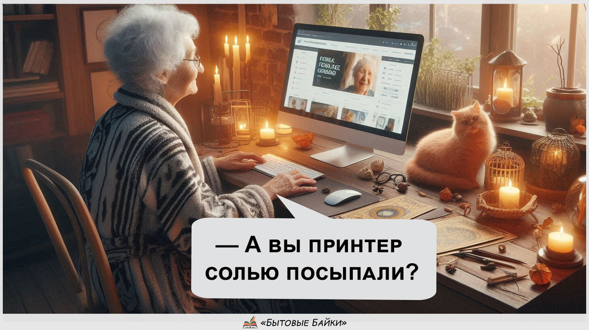 Бабуля зарабатывает больше меня, снимая порчу через скайп - Рассказ