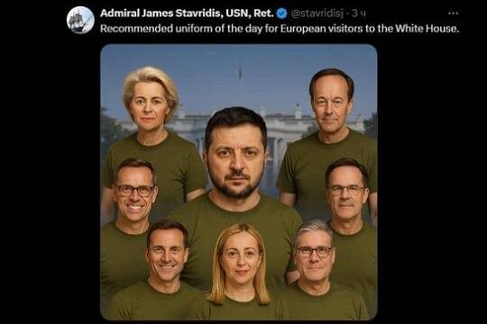    Зеленскому, Макрону, Рютте и фон дер Ляйен подсказали подходящий дресс-код для визита в Белый дом