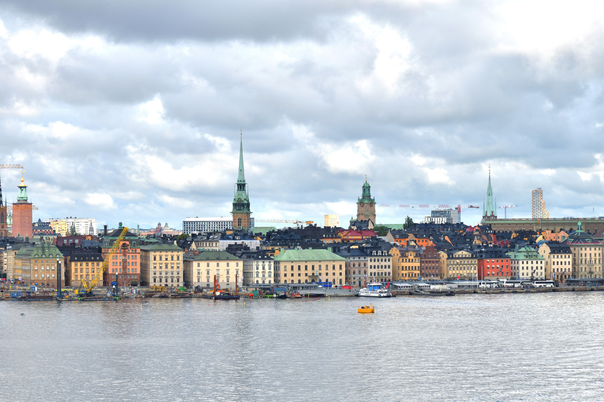  Вид на Старый город (Гамла-Стан)