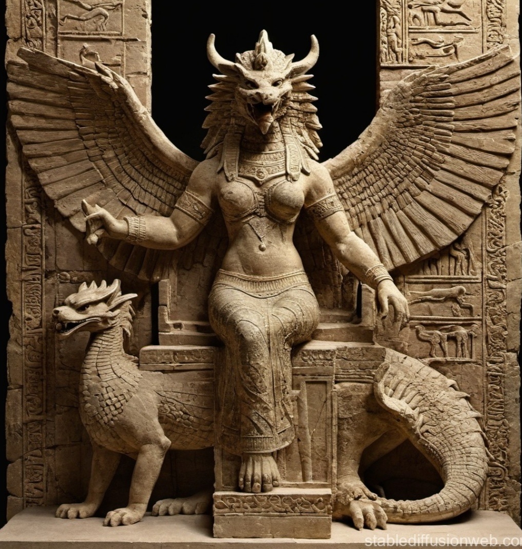  Тиамат в виде дракона