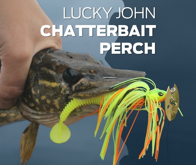 Фантазийная и уловистая приманка Lucky John Chatterbait Perch