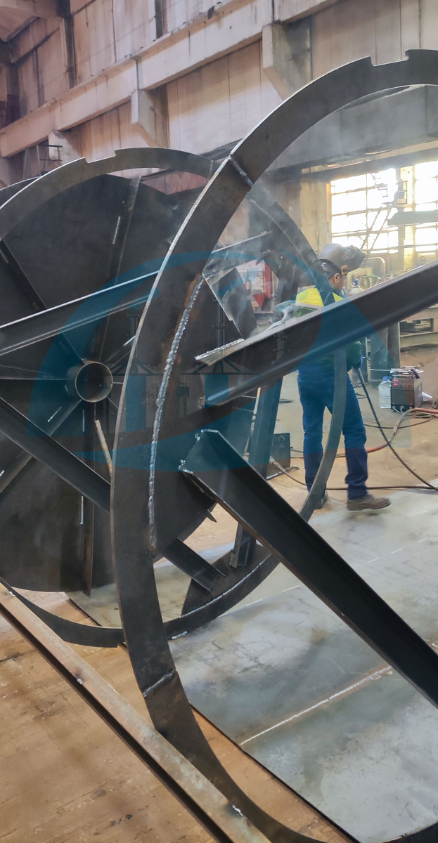 сборка деталей резервуара ргсп 25 м3 - завод ЗСО_КВАЗАР