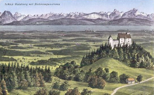 Из этого замка пошел род Вальдбургов (в XII веке). Начинали они как министериалы