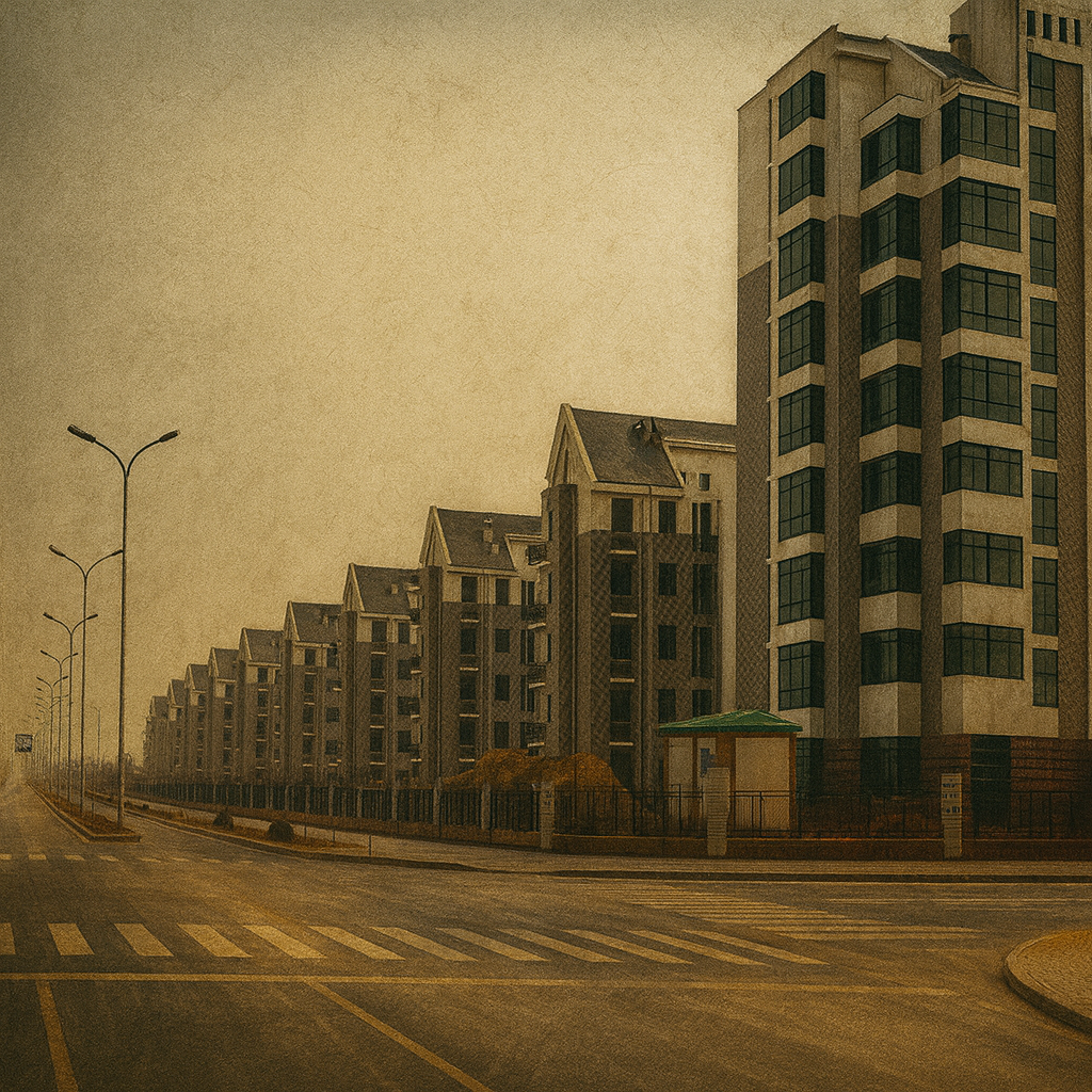 Город-призрак из Китая. Отличная площадка для съёмки фильма про апокалипсис