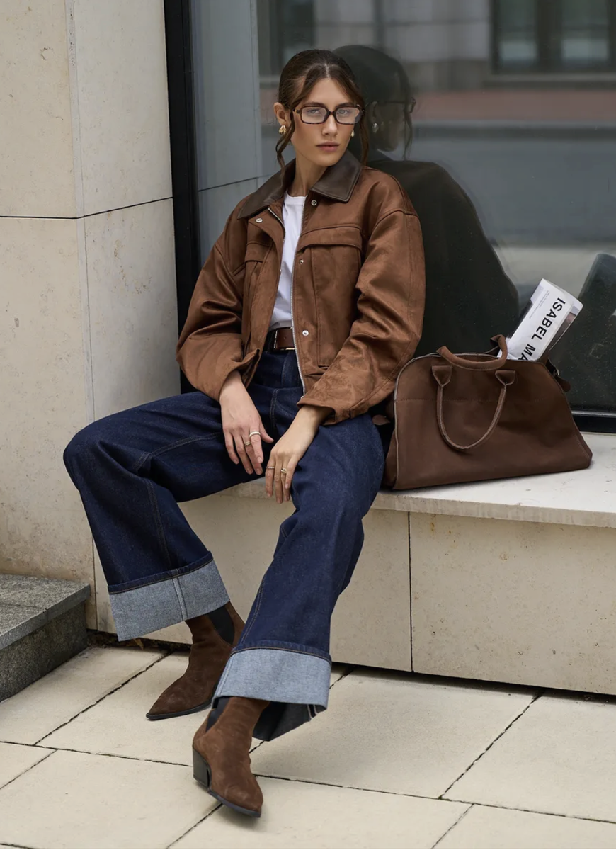 ДЖИНСЫ VICTORIA ONDAR С ПОДВОРОТАМИ С WILDBERRIES