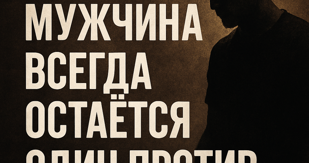 Почему мужчина всегда остаётся один против всех