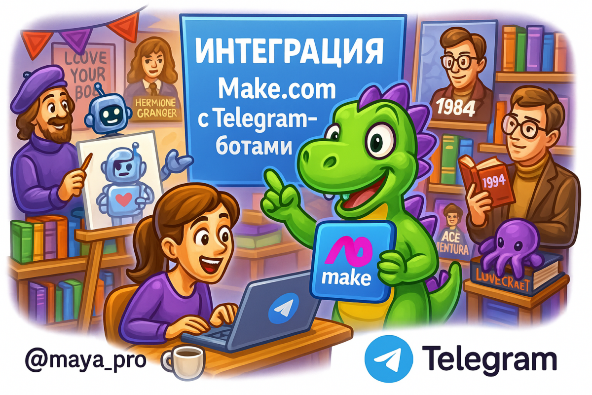    Как интегрировать Make.com и Telegram-ботов: автоматизация без программирования и рутинных задач Артур Хорошев
