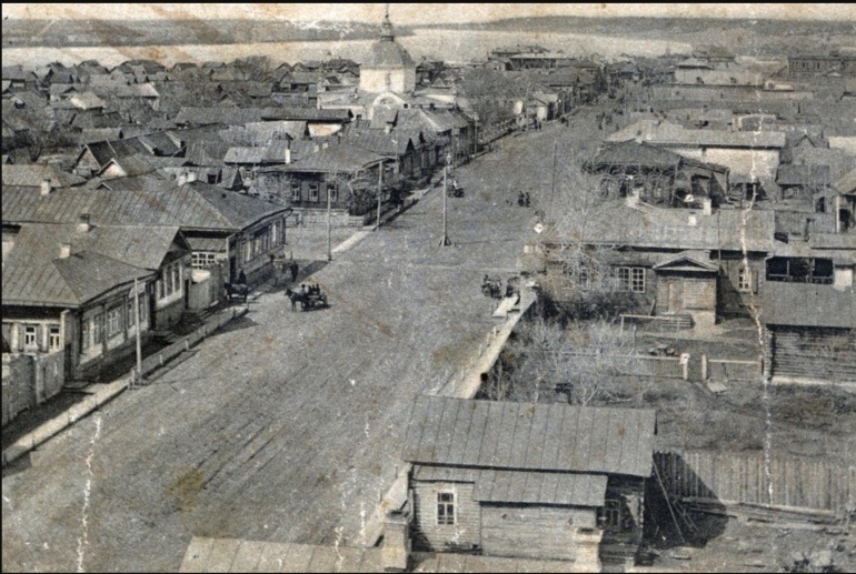 Город Ставрополь-на-Волге, захваченный повстанцами в марте 1919 года Улица Кооперативная