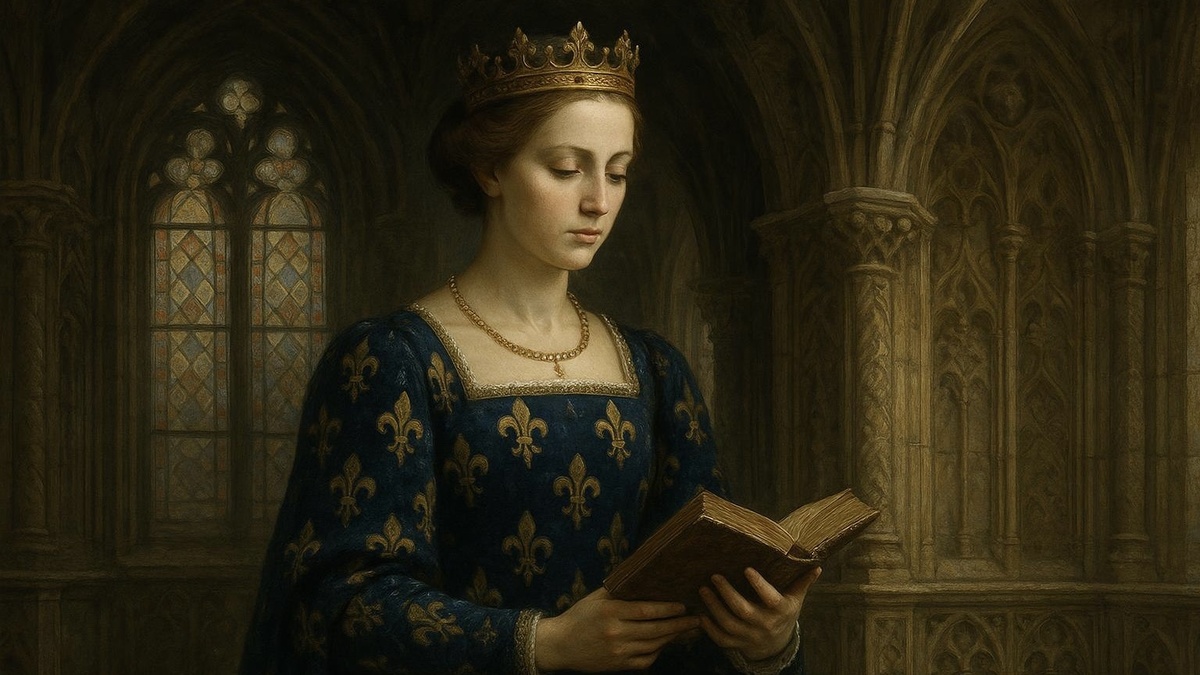 В иллюстративных целях. Так могла бы выглядеть Анна Анжуйская-Неаполитанская