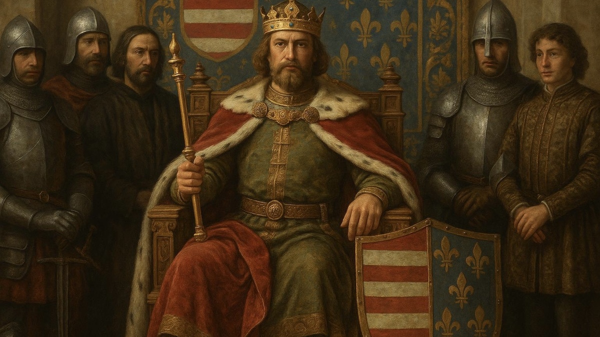 В иллюстративных целях. Отец Анны - Карл II Анжуйский