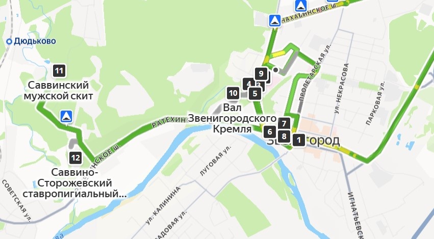 Карта путешествия