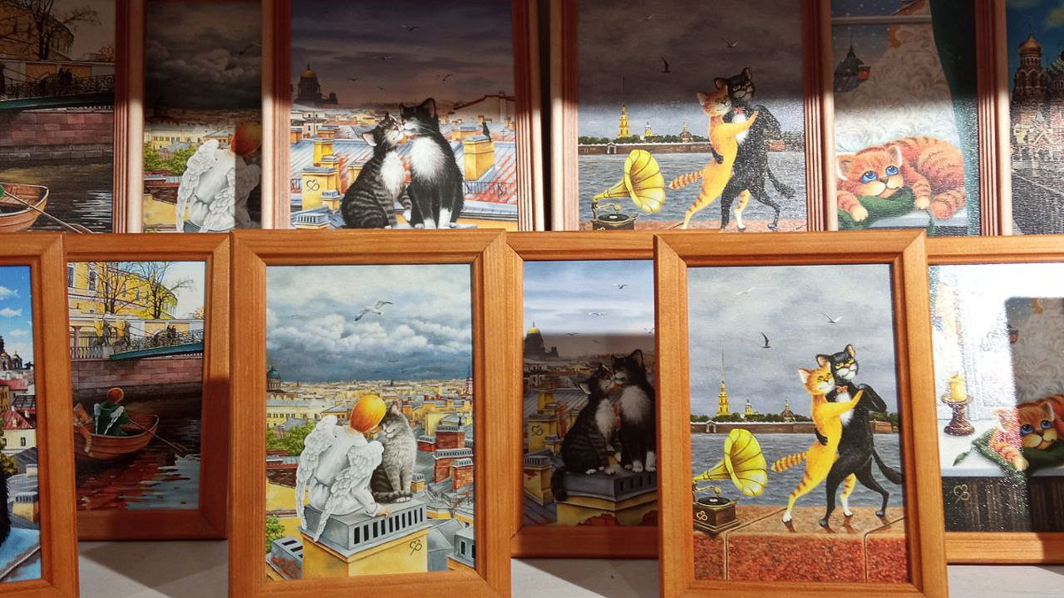 Коты и  ангелы Петербурга
