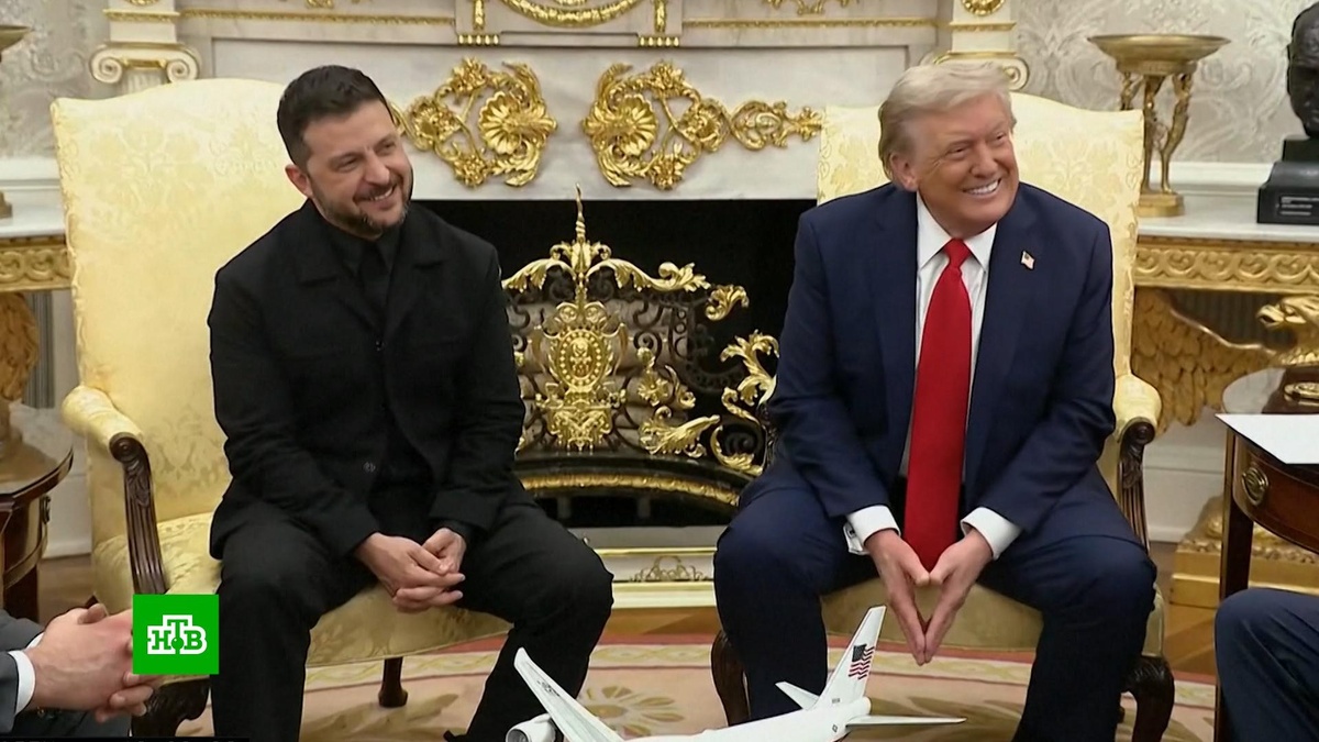    Переговоры Трампа и Зеленского продлились около часа