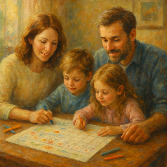 Ежегодное написание семейного календаря