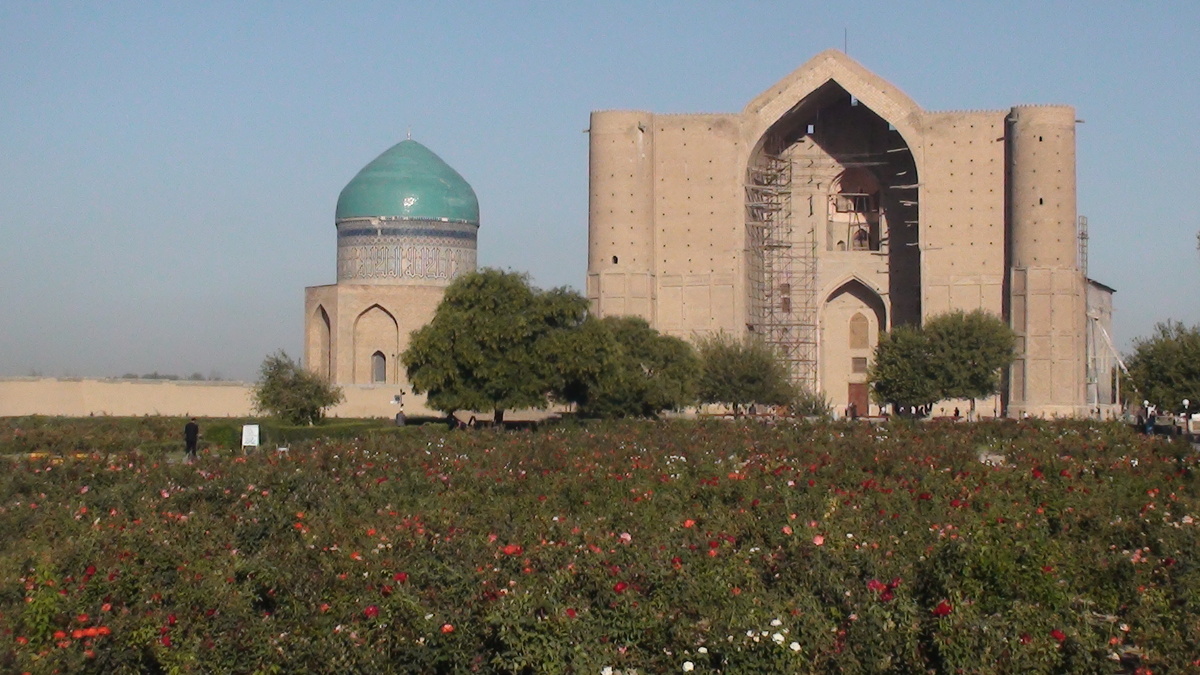 Мавзолей Ходжи Ахмеда Ясави, Туркестан, сентябрь 2010 г.