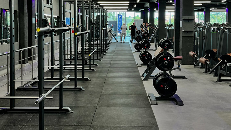 Imagine din sala BigSport Gym din Cahul, prezentând echipamente variate si spatiu amplu pentru antrenamente. Poză preluată de pe pagina oficială de Facebook a sălii.