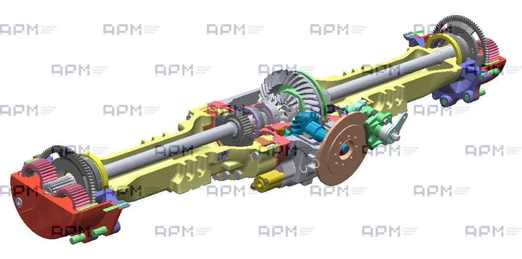   Конструкция одного из мостов