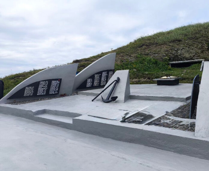 Новый мемориал на Шумшу.