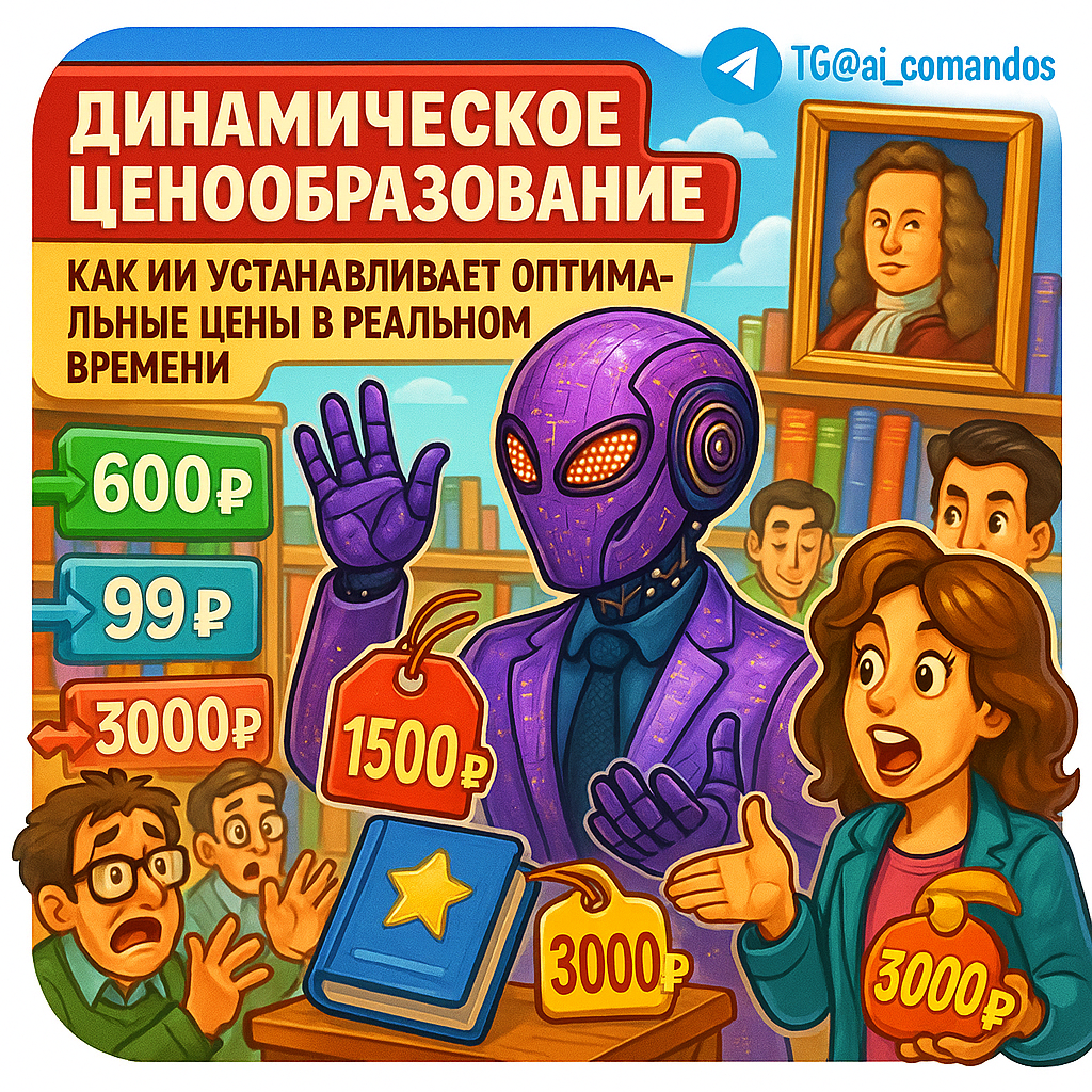    Динамическое ценообразование с ИИ: 73% роста прибыли за 3 недели без контроля цен вручную Дмитрий Попов | Comandos.ai