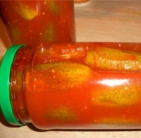 Огурчики в томате на зиму