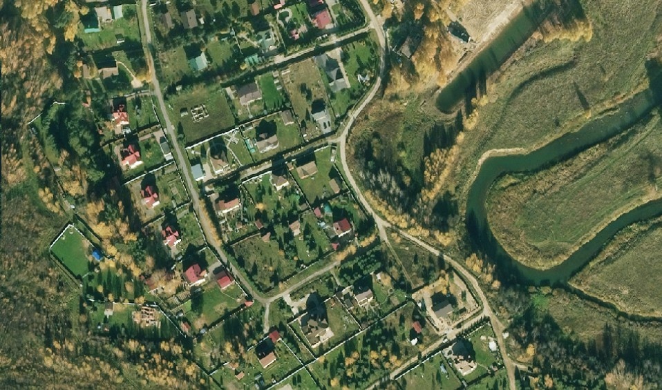 Спутниковый снимок посёлка