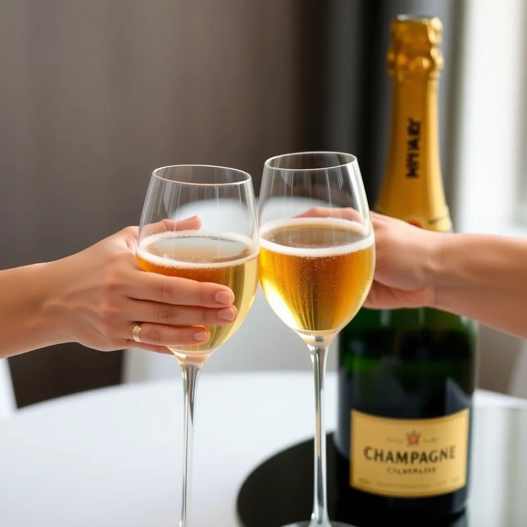 Шампанское и Новый год