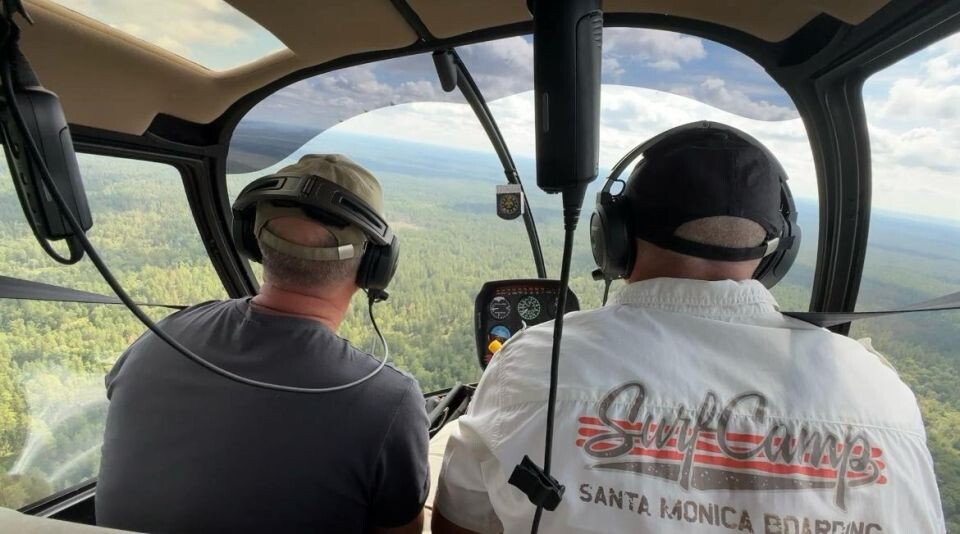    Вертолет авиалесоохраны. Источник: предоставлено министерством природных ресурсов и экологии Алтайского края