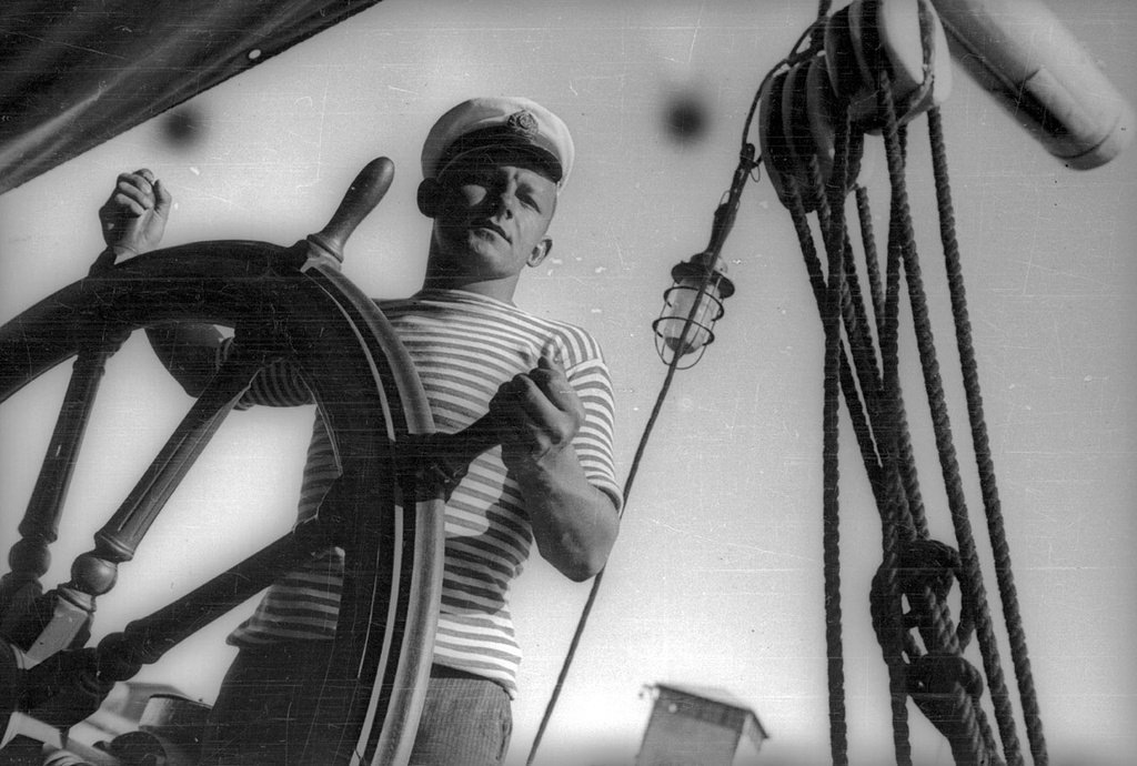 Моряк, 1936 год. Фото: Александр Устинов, сайт russiainphoto.ru