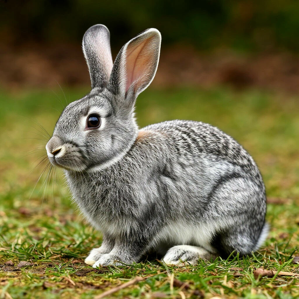 Кролики. Европейское серебро.