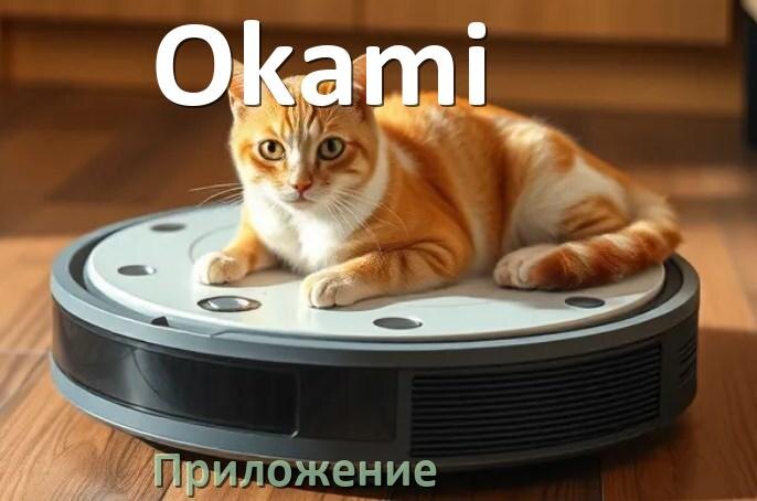 
Приложение для робота пылесоса Okami на iPhone и Android для подключения, настройки, управления