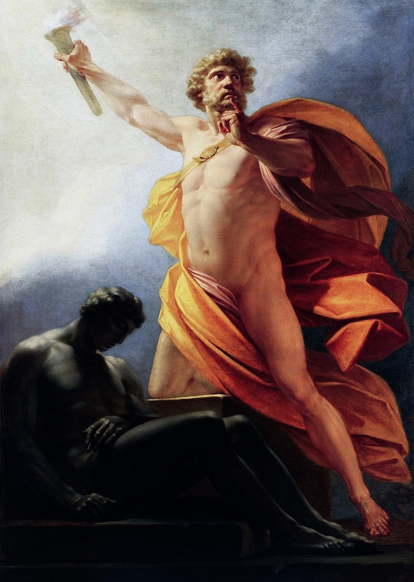 Прометей несёт людям огонь (Фюгер, 1817)
