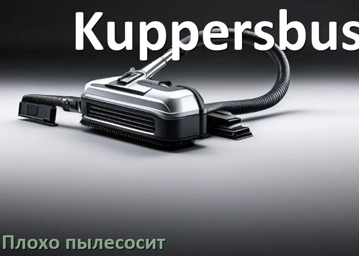 
Почему пылесос Kuppersbusch плохо всасывает и не тянет что делать