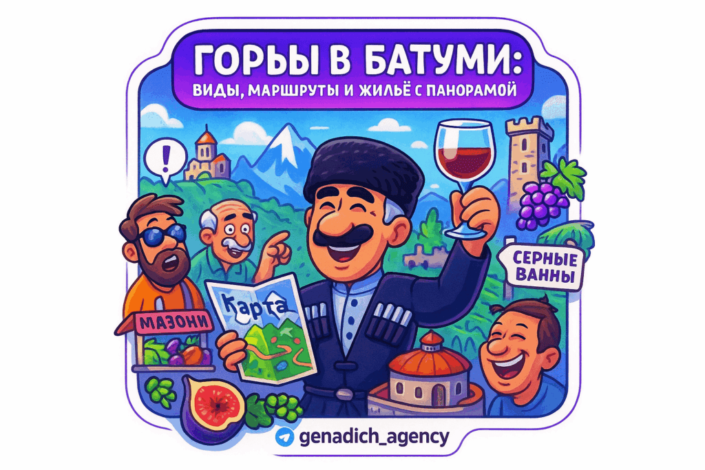    Горы в Батуми: виды, маршруты и жилье с панорамой genadich