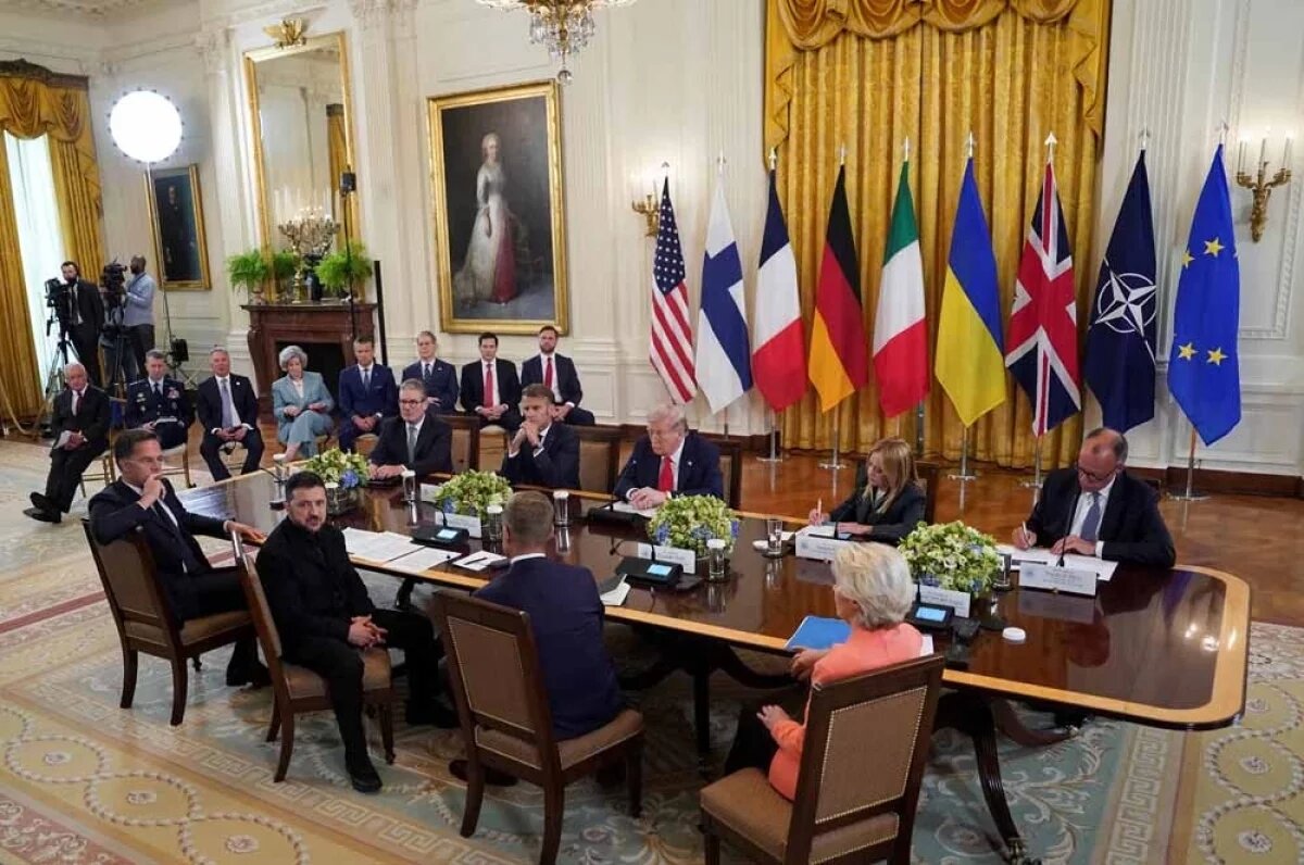    Встреча в Белом доме в Вашингтоне.