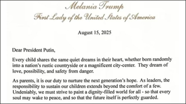    Вика Цыганова считает жену Трампа жертвой украинской пропаганды. Скрин с тг-канала vika_tsyganova63
