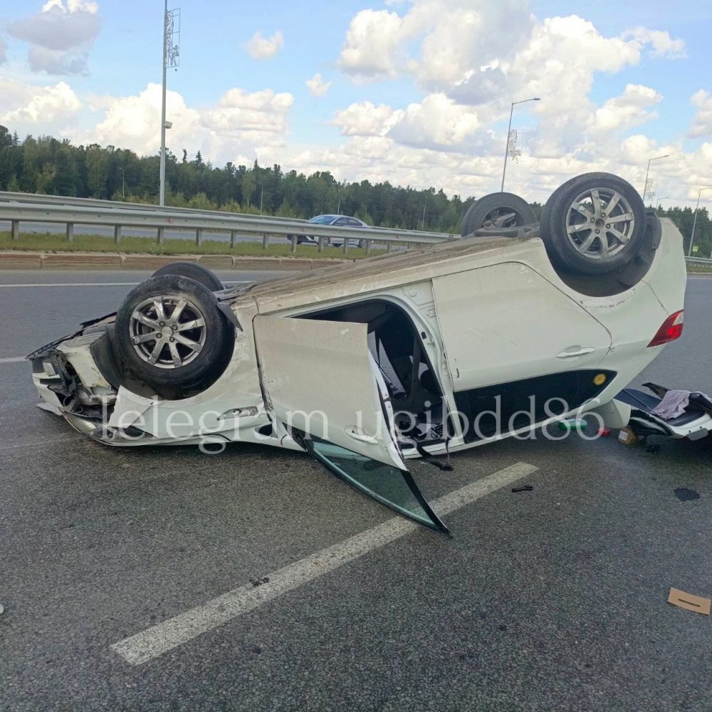    На автодорогах Сургута за сутки зафиксировали три «перевертыша»