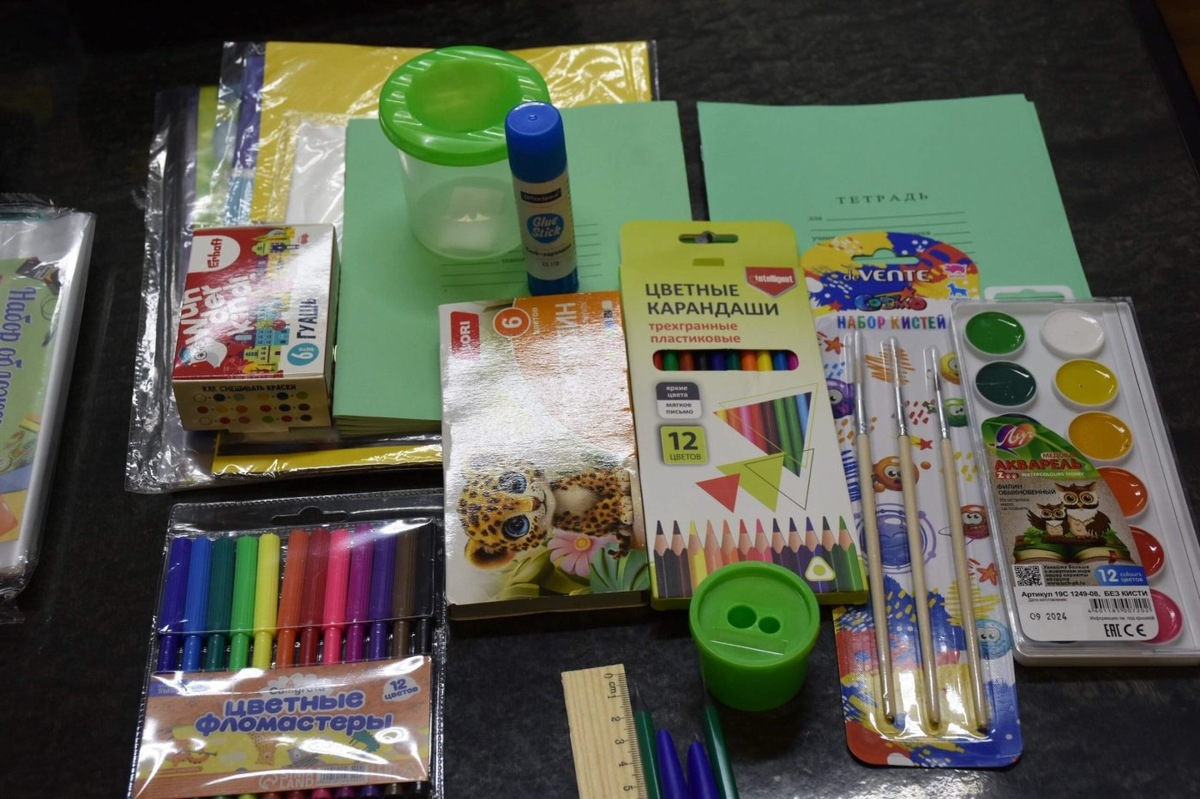    В Урае подготовили посылку для школьников Макеевки