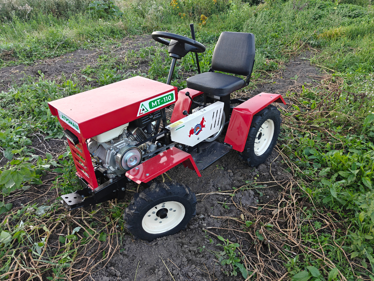 Агромаш МТ-110 - обкатка
