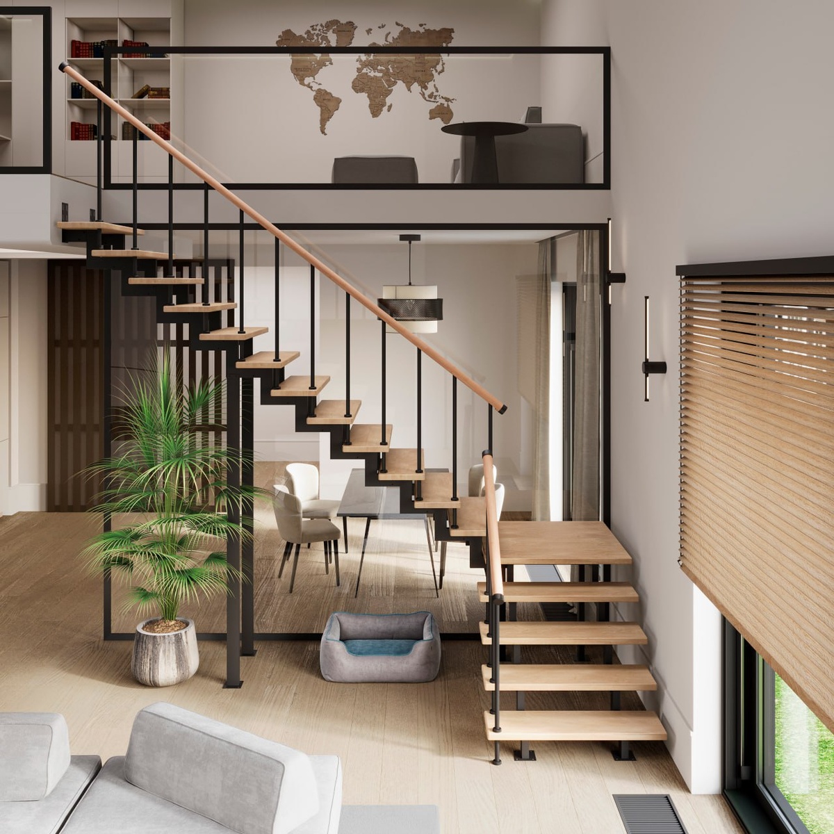 Лестница в частном доме