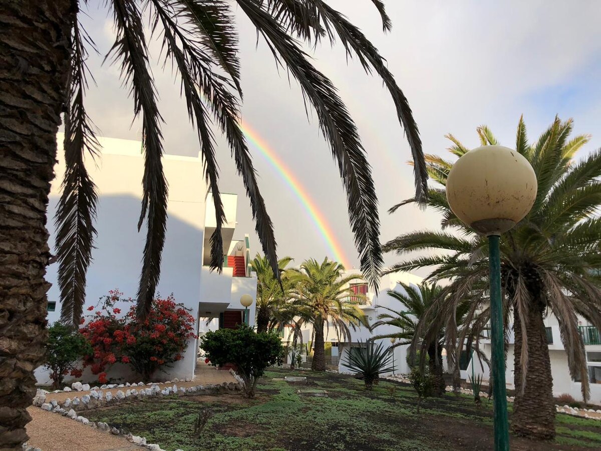 Фото из архива. Радуга не успела убежать, пока я настраивала аппаратуру. 