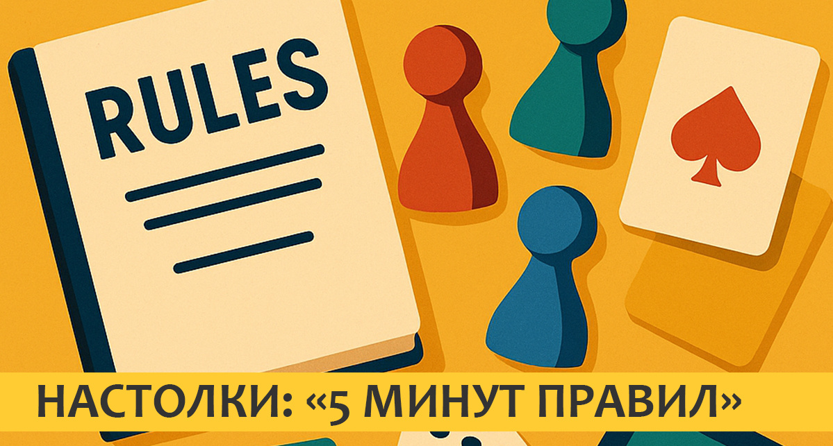 Настольные игры: «5 минут правил»