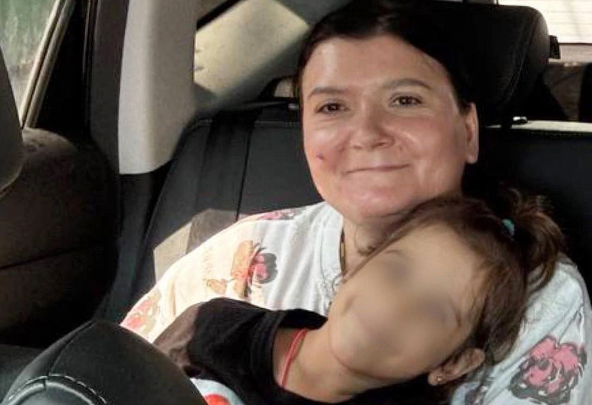 Наталья Барсукова с дочкой