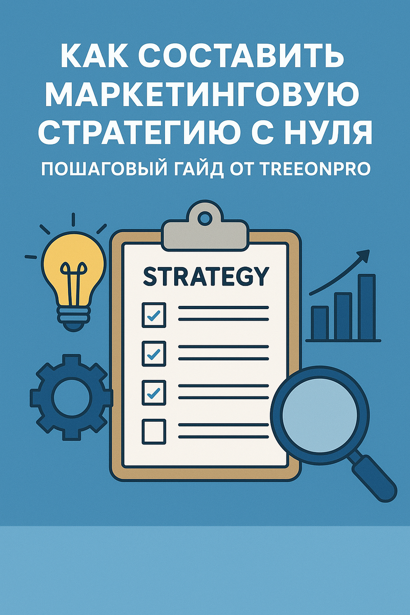 Как составить маркетинговую стратегию с нуля: пошаговый гайд от TreeonPro