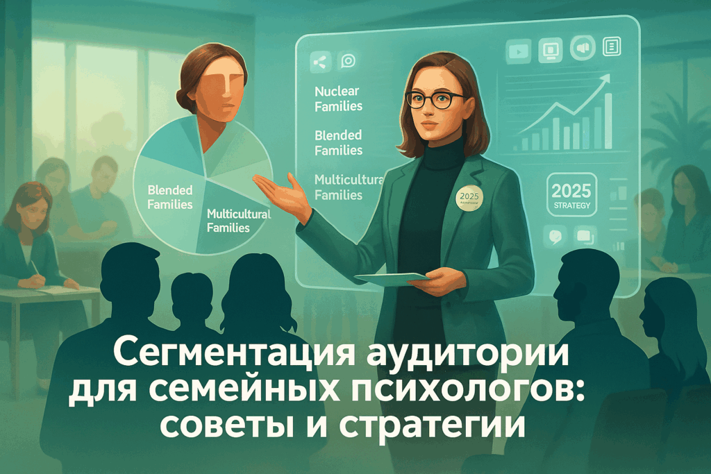    Как семейным психологам увеличить клиентскую базу в 2025: сегментация аудитории и стратегии роста от эксперта Юлии Чухиль Юлия Чухиль