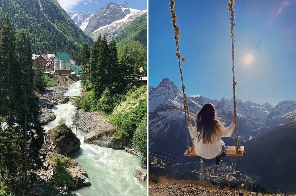 Домбай прекрасен летом