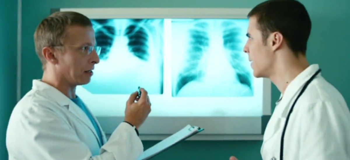 Фрагмент из сериала «Интерны» (реж. Дина Штурманова, Россия, 2010–2016 г.)