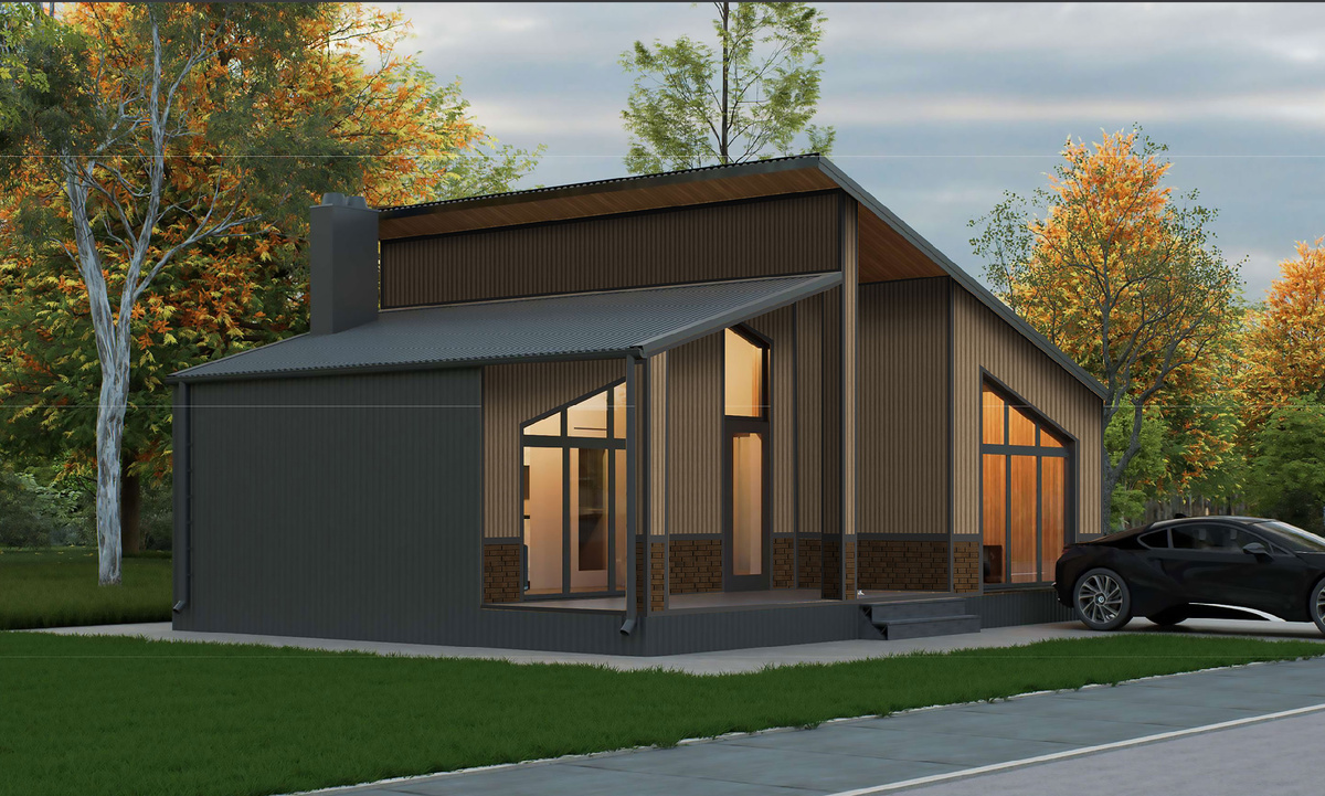 Макет дома с сайдингом